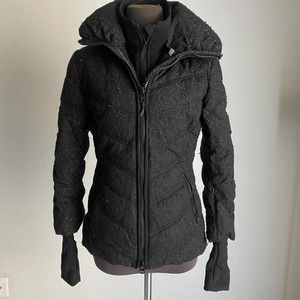Victoria's Secret sz S puffer zip VSX pockets goose coat jacket
